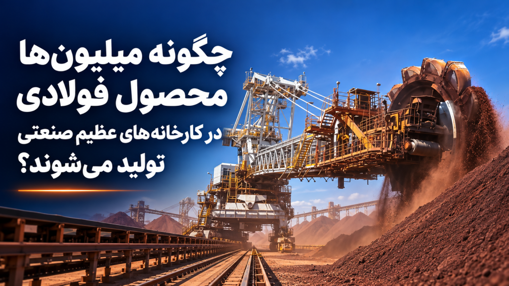 چگونه میلیون‌ها محصول فولادی در کارخانه‌های عظیم صنعتی تولید می‌شوند؟