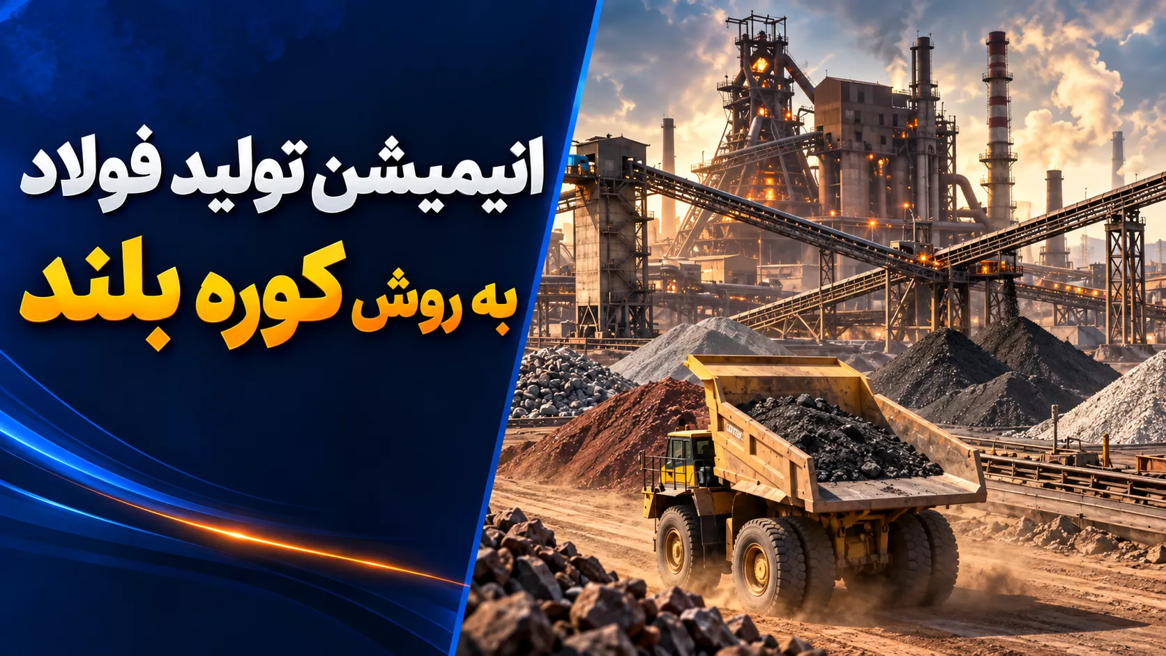 از آتش تا فولاد | مسیر کامل تولید کلاف فولادی در یک مجتمع فولادسازی یکپارچه