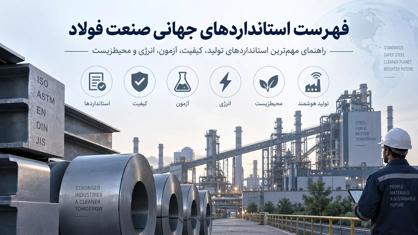 فهرست استانداردهای جهانی صنعت فولاد